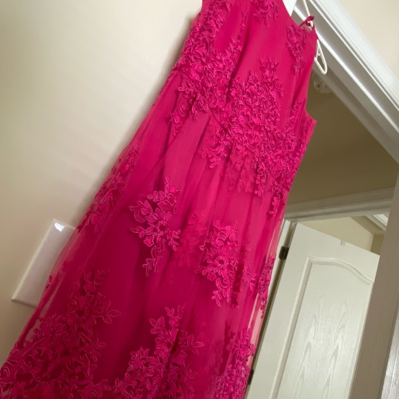 Gorgeous Lace Overlay Dress - Picture 5 of 11